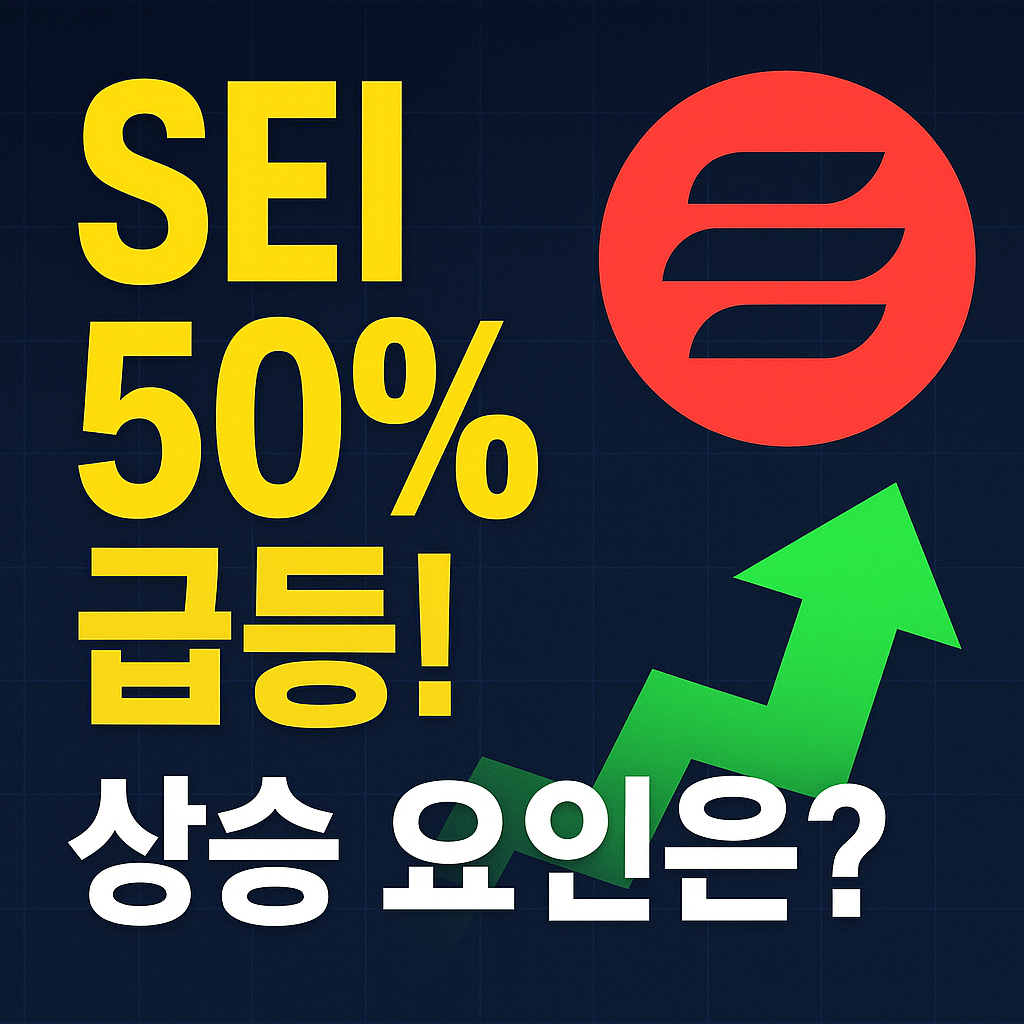 SEI, 일주일 새 50% 폭등 상승 배경은 ‘정책 + 기술 + 보상’의 삼박자 1 ChatGPT Image 2025년 6월 27일 오전 10 43 46