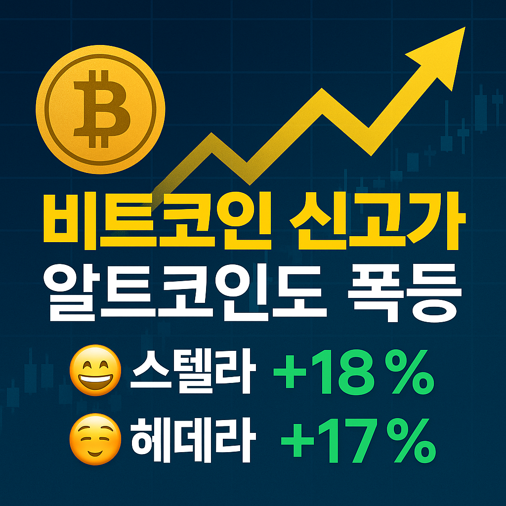 비트코인 사상 최고치 돌파 🚀 1 ChatGPT Image 2025년 7월 14일 오전 10 32 39