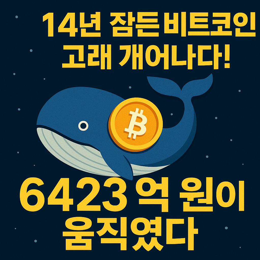 14년 침묵 깨고 움직인 비트코인 고래, 정체는 누구? 1 ChatGPT Image 2025년 7월 25일 오전 10 39 29