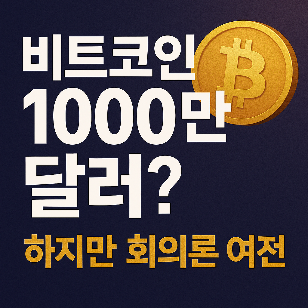 비트코인 1,000만 달러? 여전히 남아있는 회의론 1 ChatGPT Image 2025년 9월 2일 오전 10 27 24